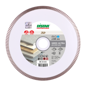 Диск алмазний Distar 1A1R 200x1,6x10x25,4 Gres Ultra