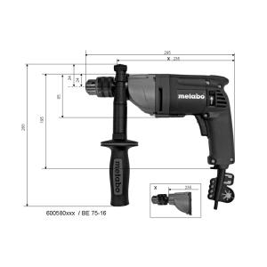 Дриль Metabo BE 75-16 ЗВП