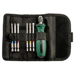 Набір викруток Metabo (7 шт.): рукоятка + біти PZ1, PZ2, PH2, TX20, TX25