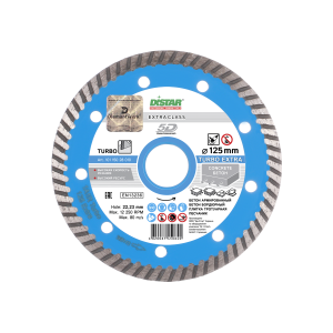 Диск алмазний Distar 1A1R Turbo 125x2,2x10x22,23 Extra