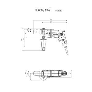 Дриль Metabo BE 600/13-2 ШЗП
