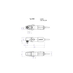 Кутовий Дриль Metabo WBE 700