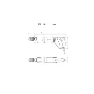 Двошвидкісний Дриль Metabo BDE 1100